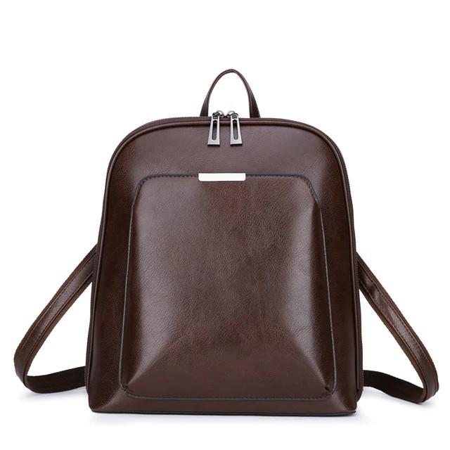 Evelinara | Classic Women's Backpack With Double Zipper