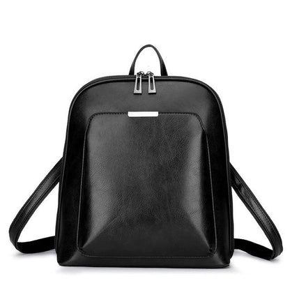 Evelinara | Classic Women's Backpack With Double Zipper