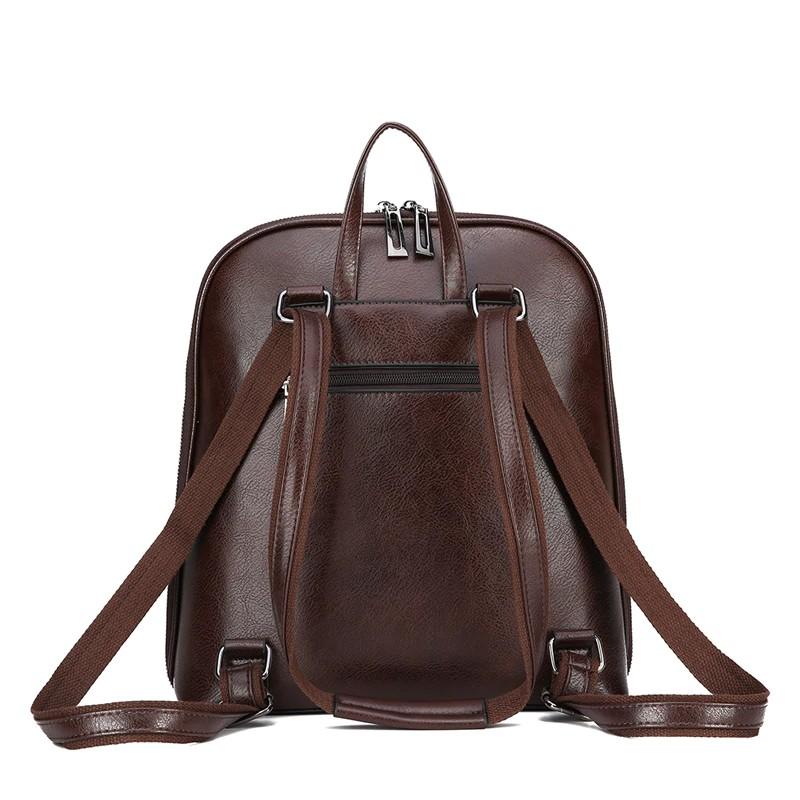 Evelinara | Classic Women's Backpack With Double Zipper