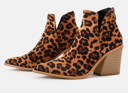 Samira | Multi-Print Ankle Boots For Women