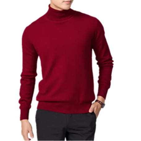 Tiefmes | Elegant Turtleneck Sweater Men | Classic knitted Sweater