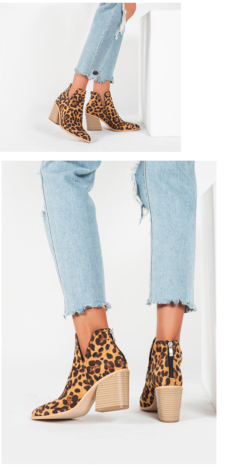 Samira | Multi-Print Ankle Boots For Women