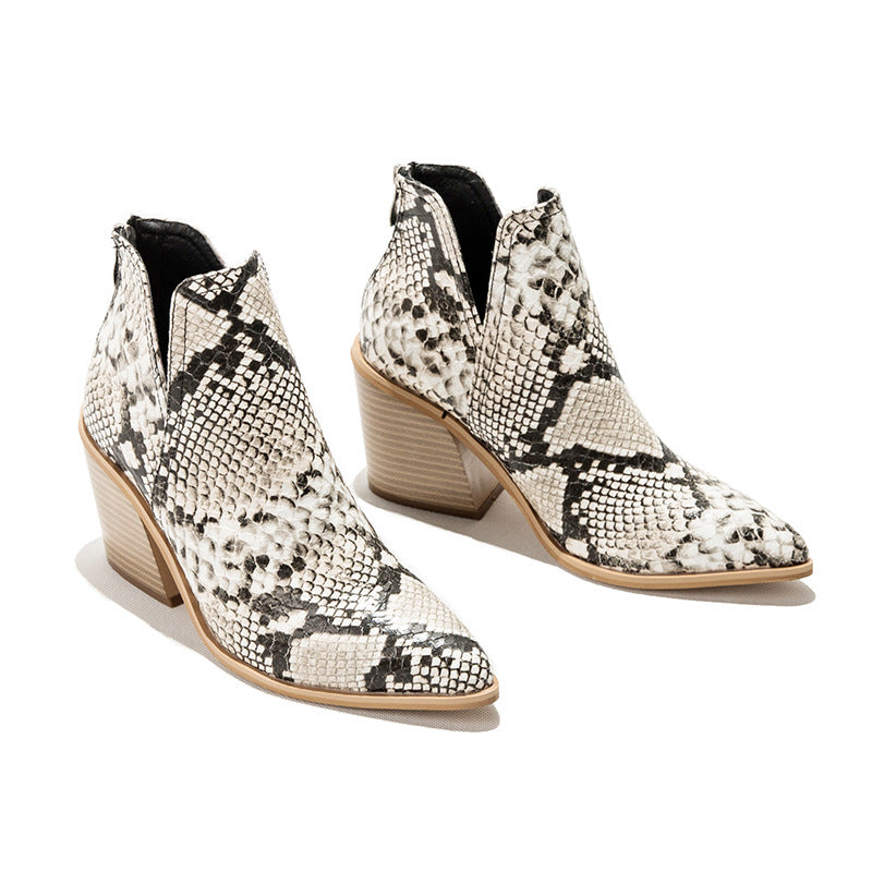 Samira | Multi-Print Ankle Boots For Women