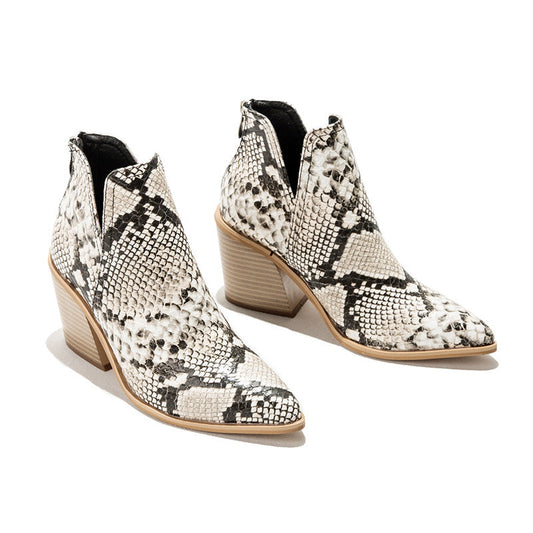 Samira | Multi-Print Ankle Boots For Women