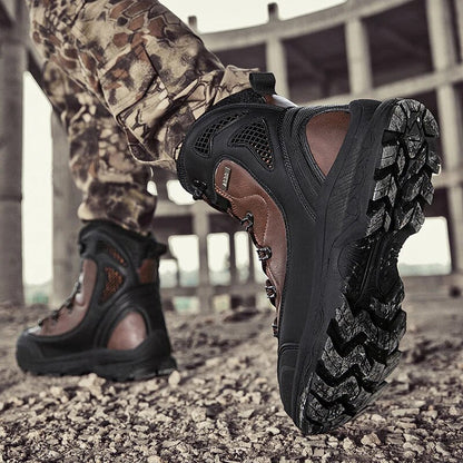 Lucke | Waterproof Leather Combat Boots