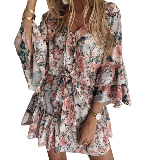 Frida | Comfortable Floral Dress For Women