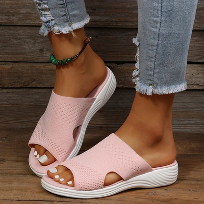 Helle | Comfortable Sandals With Wedge Heel For Women