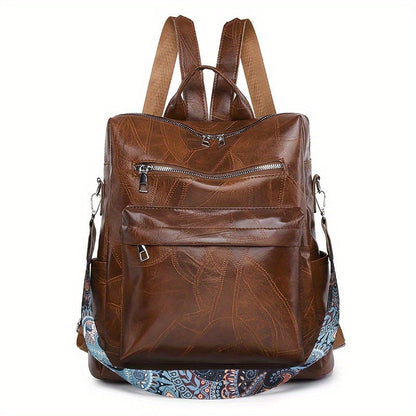 Grettelia | Convertible Retro Backpack For Women Made Of Leather