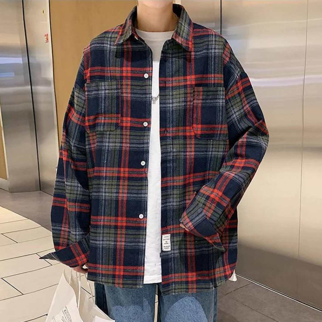 Kartieve | Oversized Lumberjack Shirt for Men