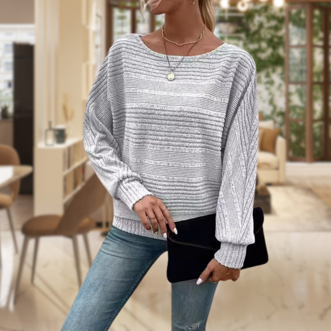 Regenia | Comfortable Sweater With Round Neckline In A Loose Fit