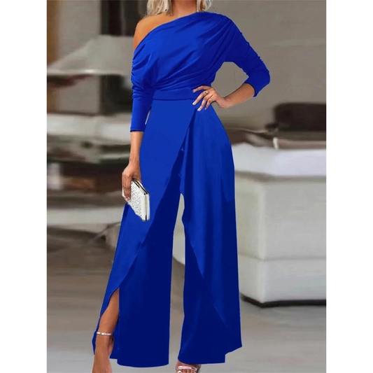 Terrania | Elegant One-Shoulder Jumpsuit