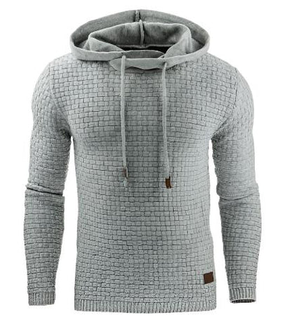 Rizove | Comfortable And Fashionable Men's Hoodie With Textured Fabric