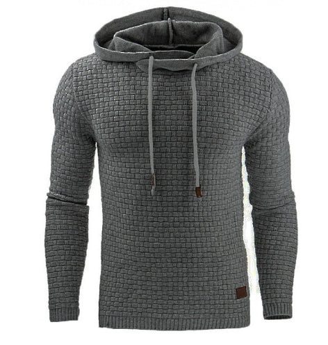 Rizove | Comfortable And Fashionable Men's Hoodie With Textured Fabric