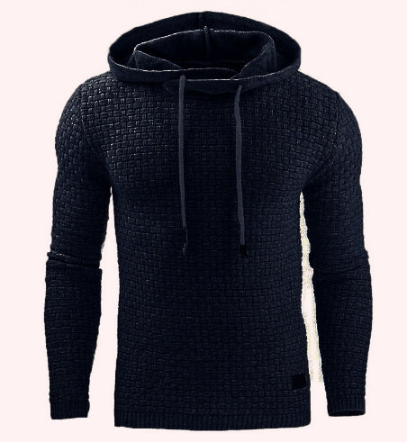 Rizove | Comfortable And Fashionable Men's Hoodie With Textured Fabric