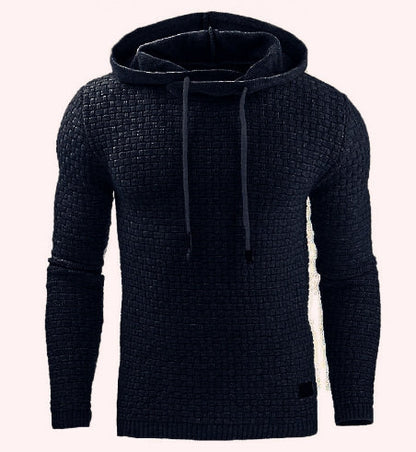 Rizove | Comfortable And Fashionable Men's Hoodie With Textured Fabric