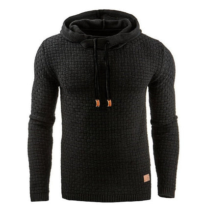 Rizove | Comfortable And Fashionable Men's Hoodie With Textured Fabric