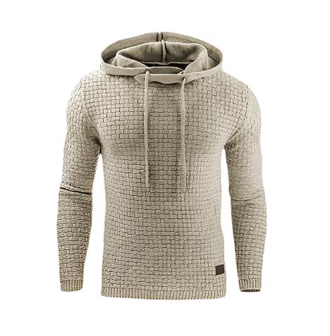 Rizove | Comfortable And Fashionable Men's Hoodie With Textured Fabric