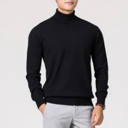 Tiefmes | Elegant Turtleneck Sweater Men | Classic knitted Sweater