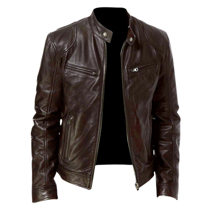 Ennio | Classic Men's leather jacket with timeless Style