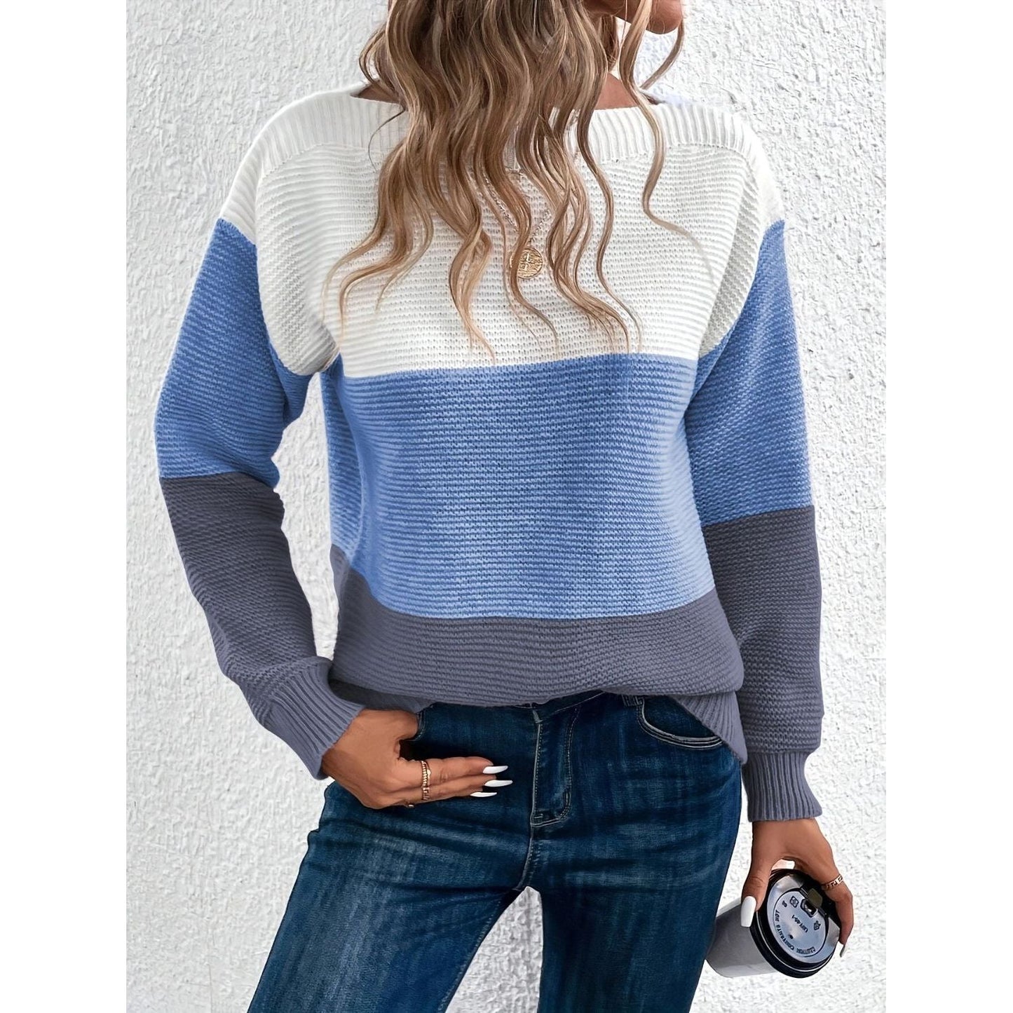 Sigridur | Chic Fall Sweater With Boat Neck For Women