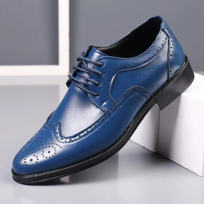 Hanzere | Premium Leather Brogue Shoes For Men