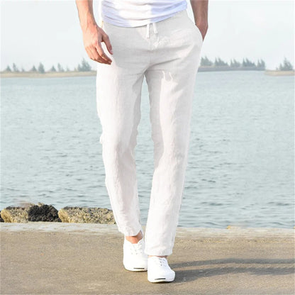 Lechsteve | Men's Linen Pants | Casual And Comfortable