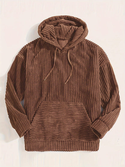 Halvia | Structured Corduroy Hoodie