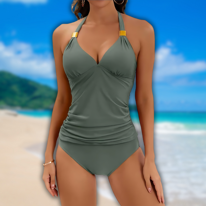 Ria | Halter Tankini Swimsuit - Style And Comfort For Summer