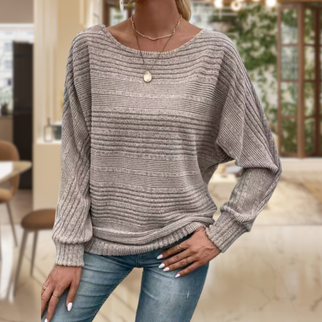 Regenia | Comfortable Sweater With Round Neckline In A Loose Fit