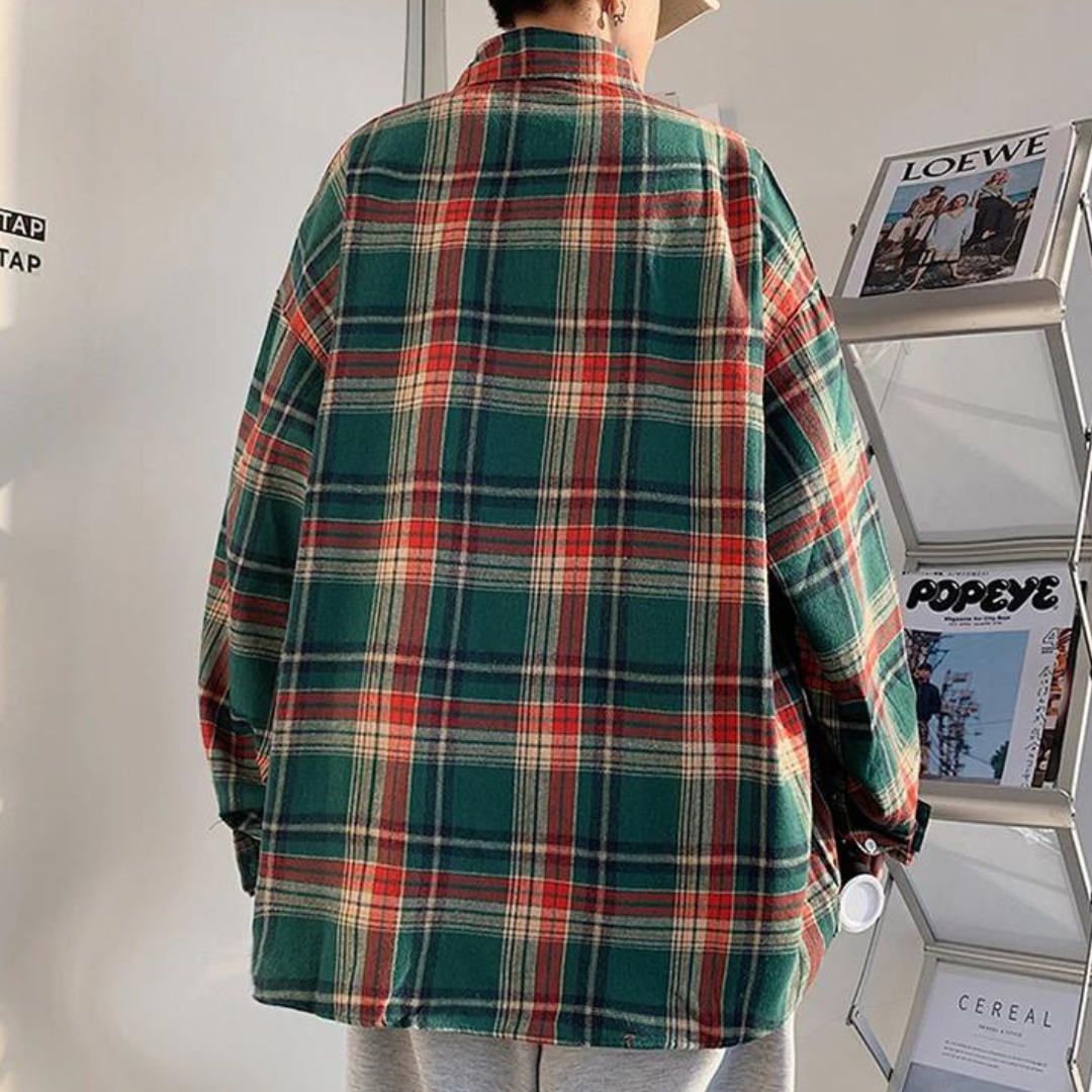 Kartieve | Oversized Lumberjack Shirt for Men