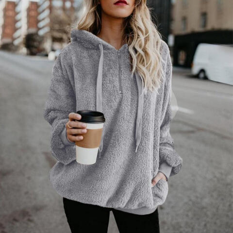 Hilanie | Warm Fluffy Hoodie