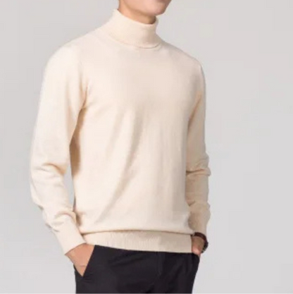 Tiefmes | Elegant Turtleneck Sweater Men | Classic knitted Sweater