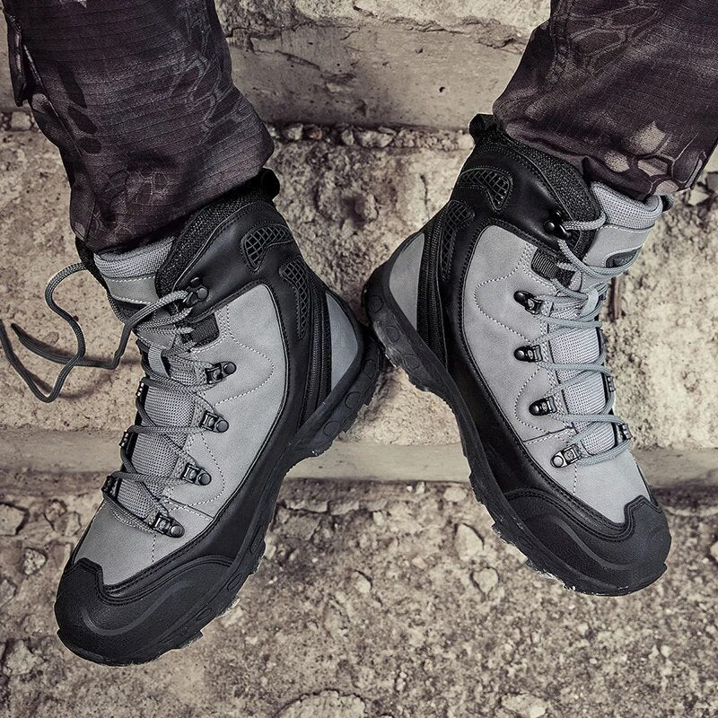 Lucke | Waterproof Leather Combat Boots