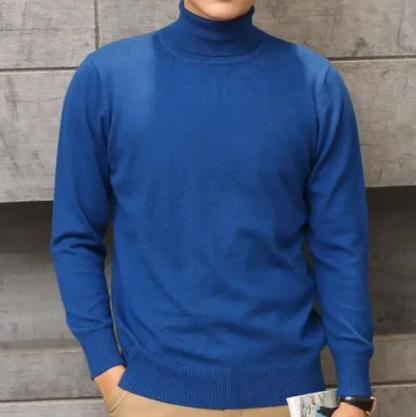 Tiefmes | Elegant Turtleneck Sweater Men | Classic knitted Sweater