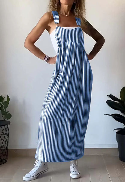 Selina | Casual Striped Jumpsuit Dress For Stylish Women