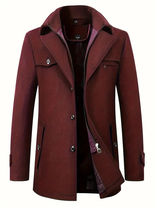 Valentin | Men's Trench Coat With Classic Design