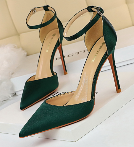 Muldore | Thin Suede Sandals Pumps With High Heel