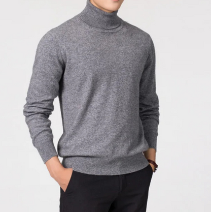 Tiefmes | Elegant Turtleneck Sweater Men | Classic knitted Sweater