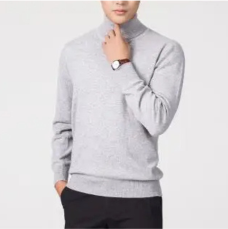 Tiefmes | Elegant Turtleneck Sweater Men | Classic knitted Sweater