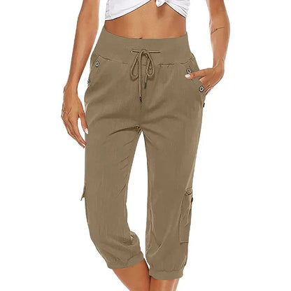 Abus cargo pants with drawstring