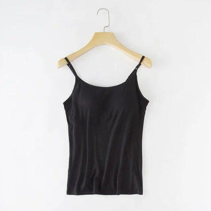 Amelia tank top with integrated bra