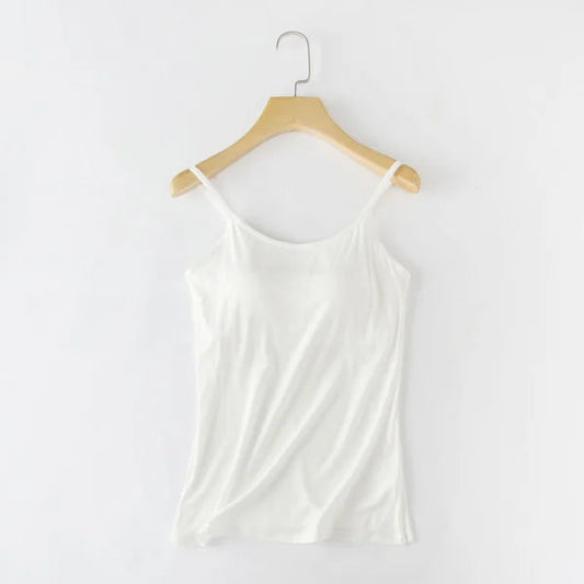 Amelia tank top with integrated bra