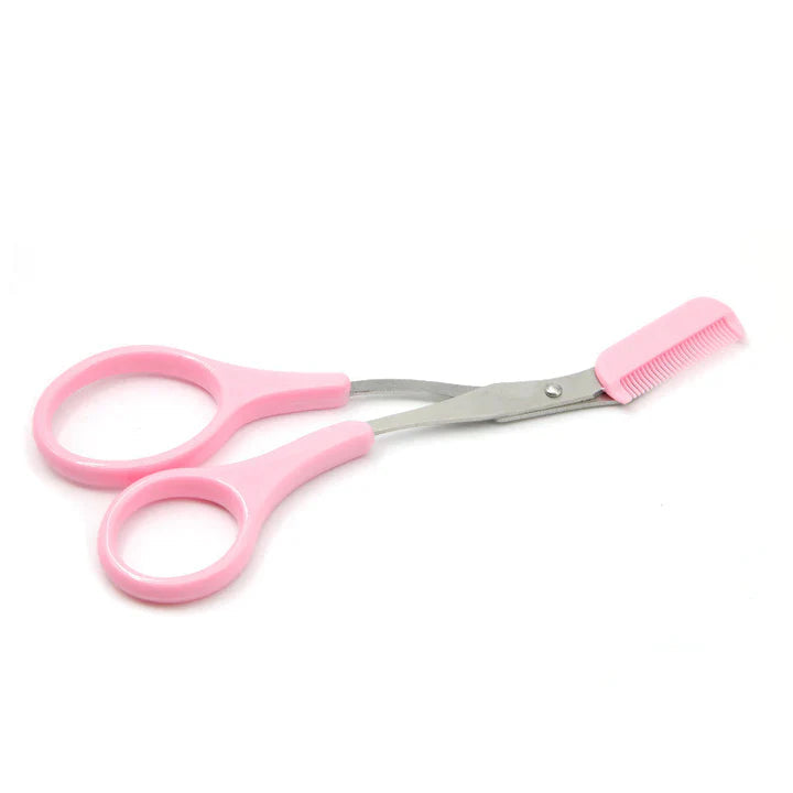 Amora Eyebrow Trimmer Scissors with Comb