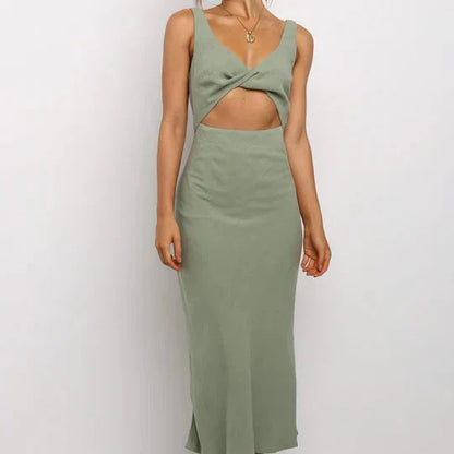 Apollo Dress Midi Dress in Wrap Style