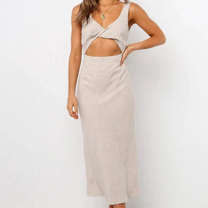 Apollo Dress Midi Dress in Wrap Style