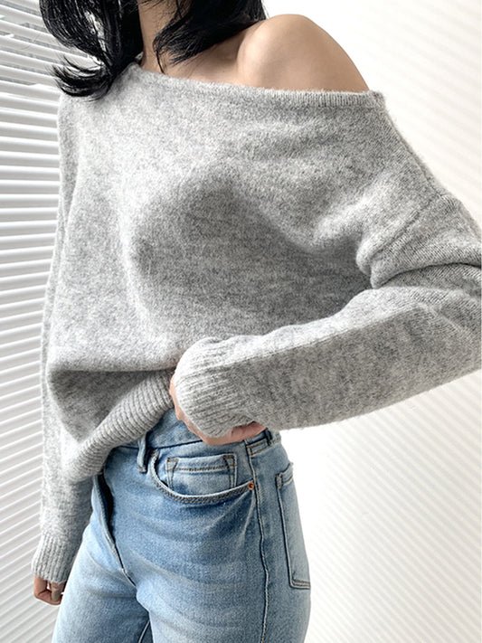 Brynja | Elegant Ladies Sweater With Asymmetric Cut