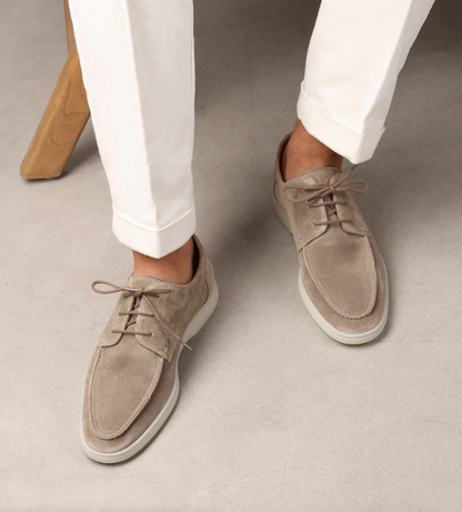 Carresdo | Suede Loafer With Verter For Men - Summer Shoe