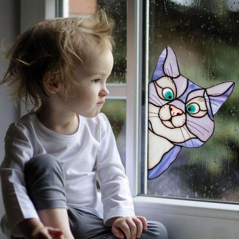 Bobi Cat Window Decoration I Brightens Up Your Home