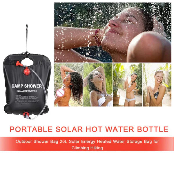 Chappy 20L solar-heated portable camping shower bags