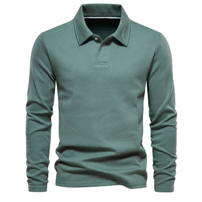 Kastez | Classic Long Sleeve Polo Shirt For Men